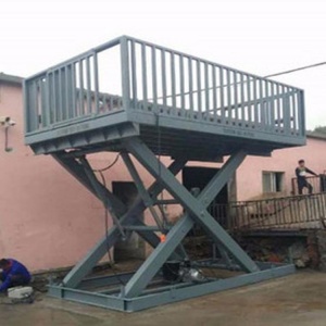 固定式液压升降装猪平台