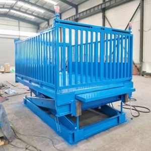 固定式液压升降装猪平台